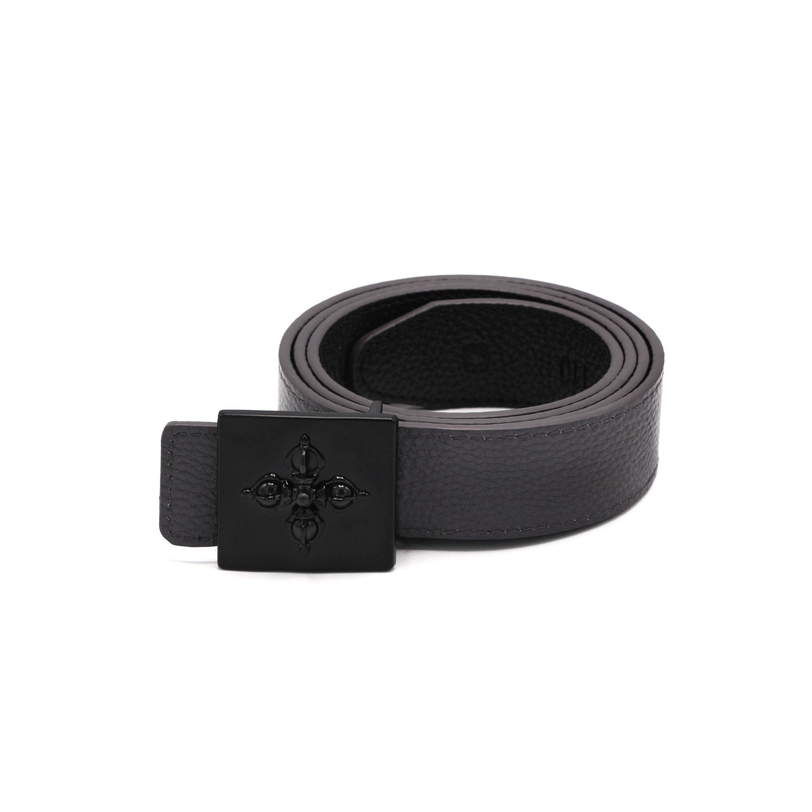 OCHIR Men's Reversible Belt, Black & Gray - BAIGAL