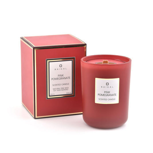 BAIGAL Scented Candle, Pink Pomegrenate