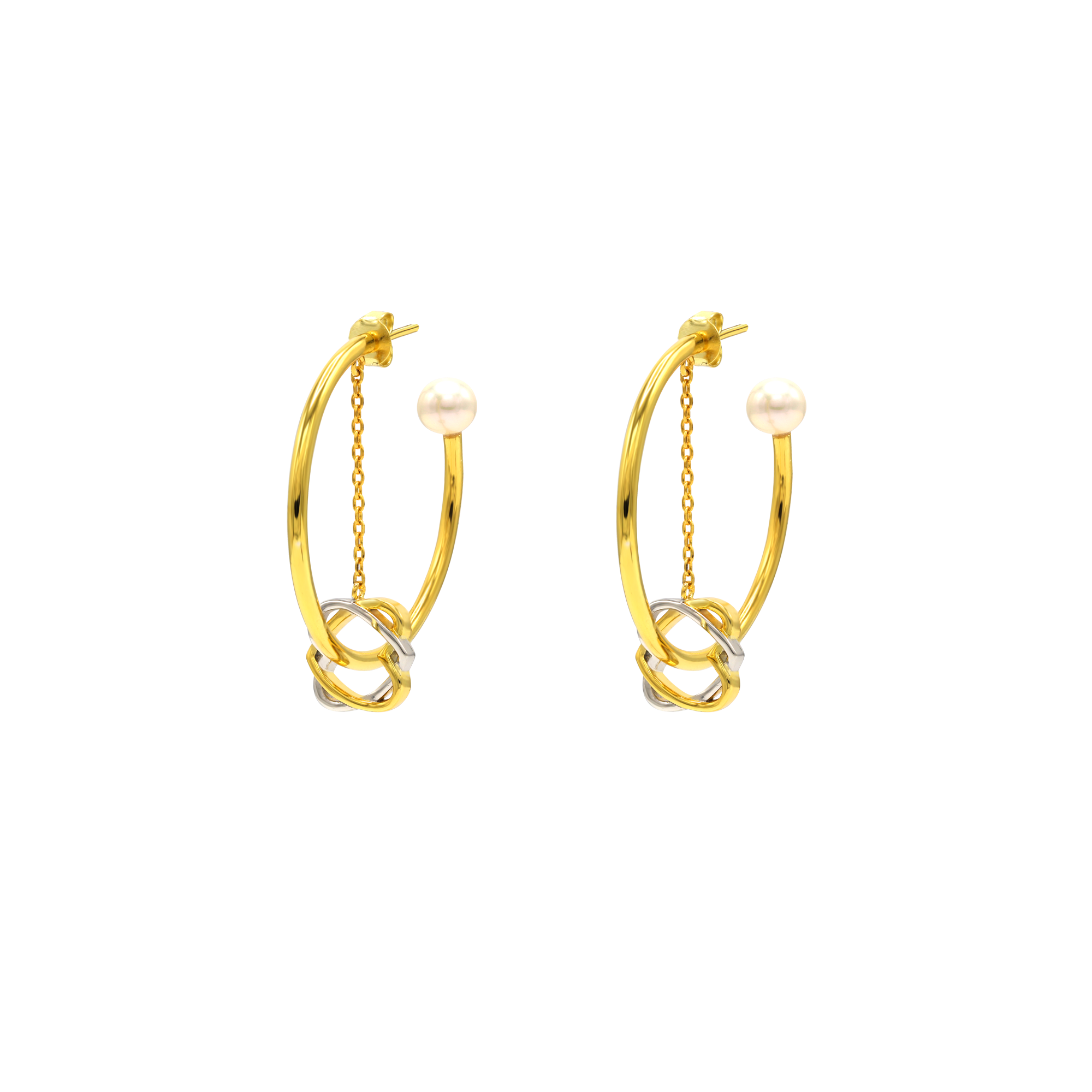 BAIGAL Hoop Earrings, Medium - BAIGAL