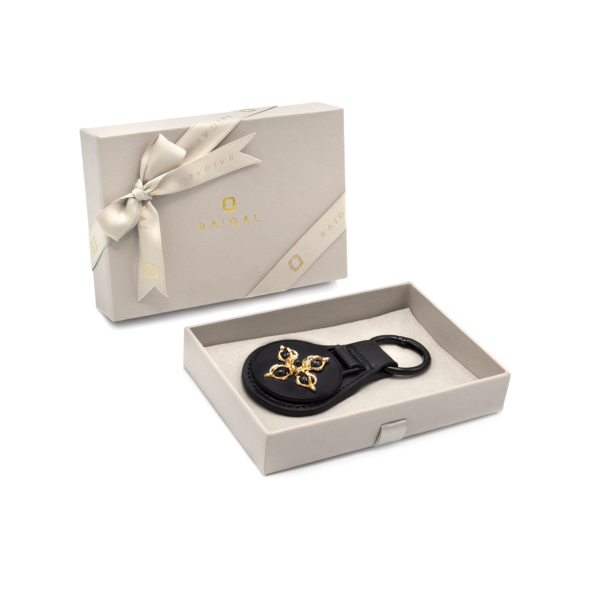 OCHIR Keychain, Gold - BAIGAL