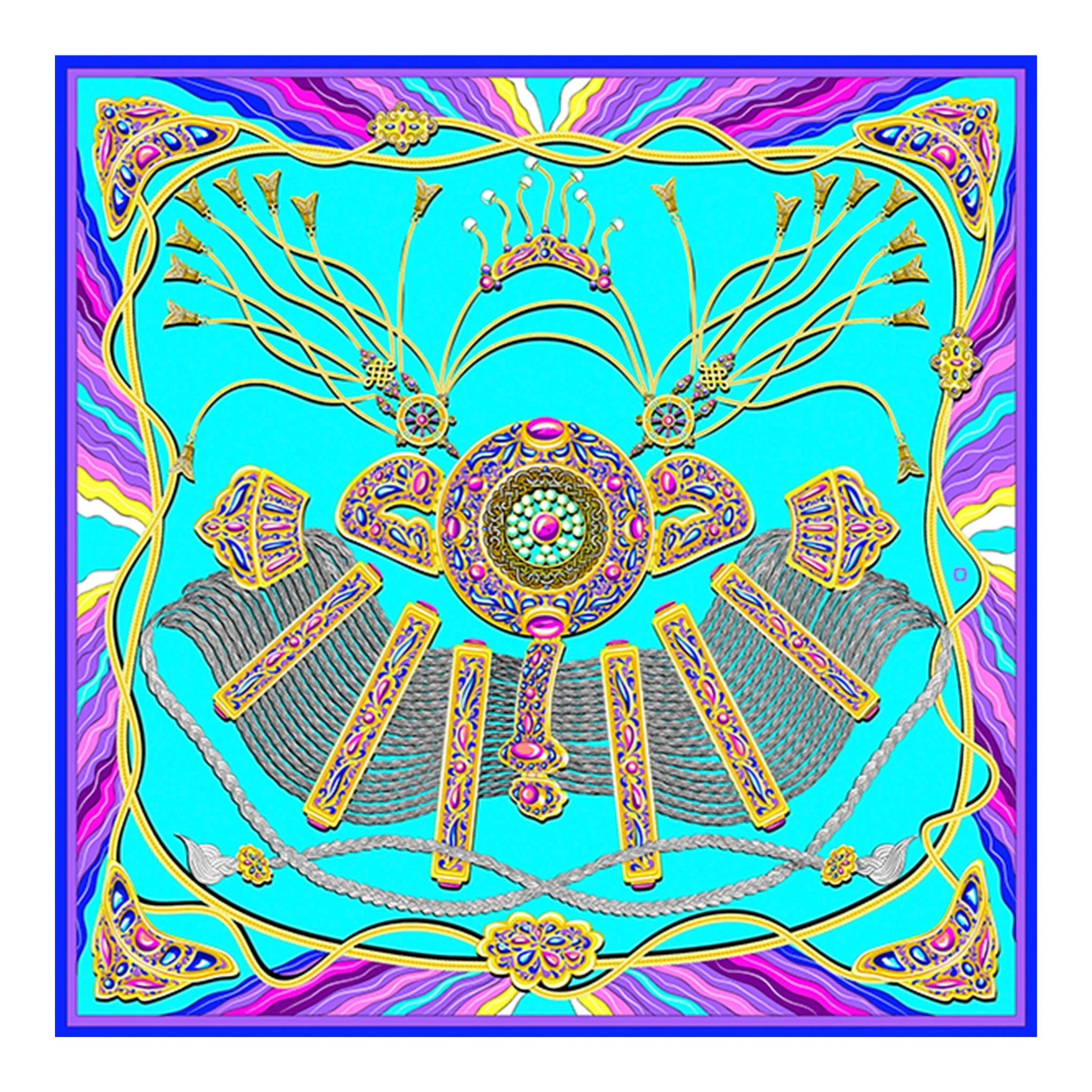 QUEEN Scarf, Cyan