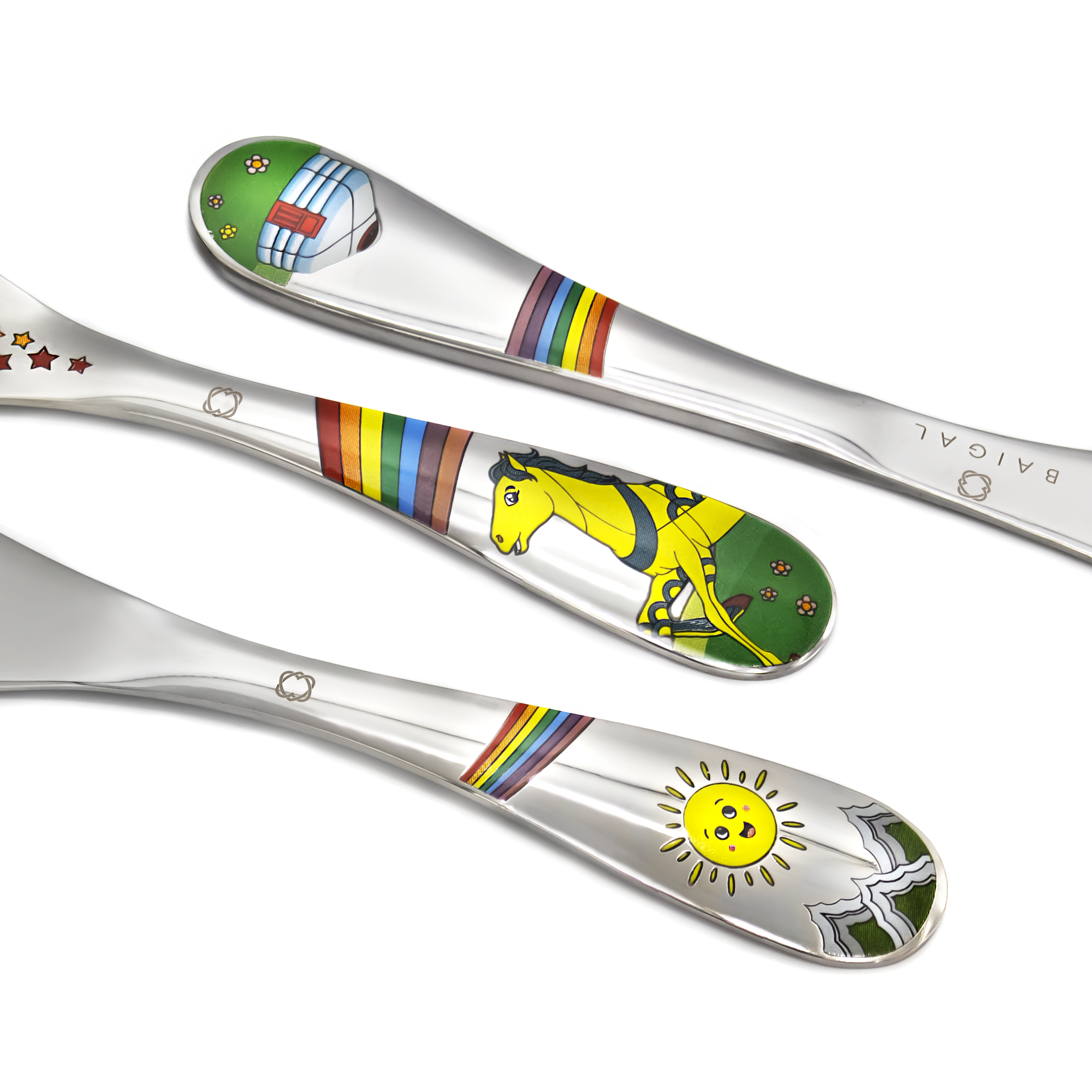 UNAGA Kids Cutlery Set