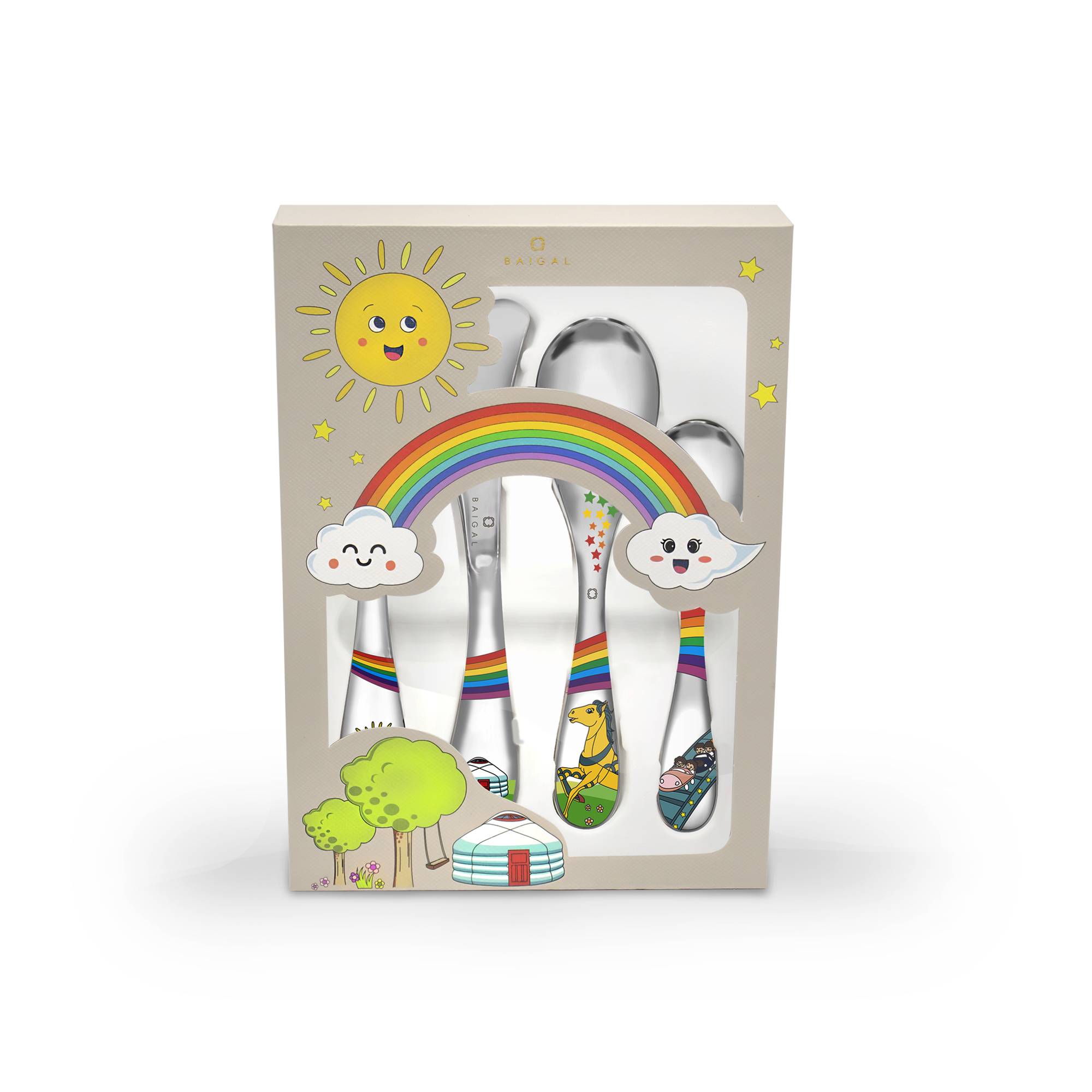 UNAGA Kids Cutlery Set