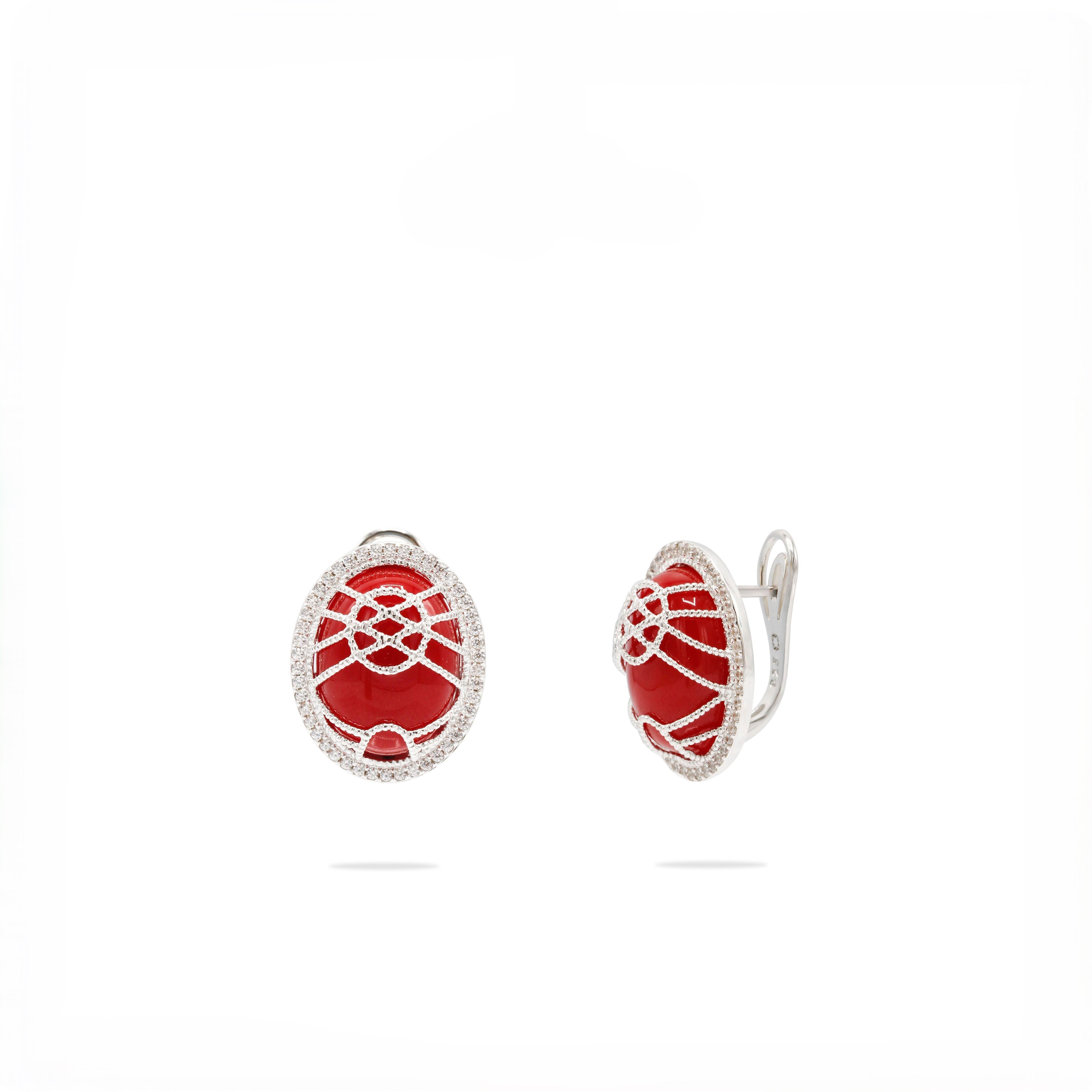 TOONOT GER Earrings, Red - BAIGAL