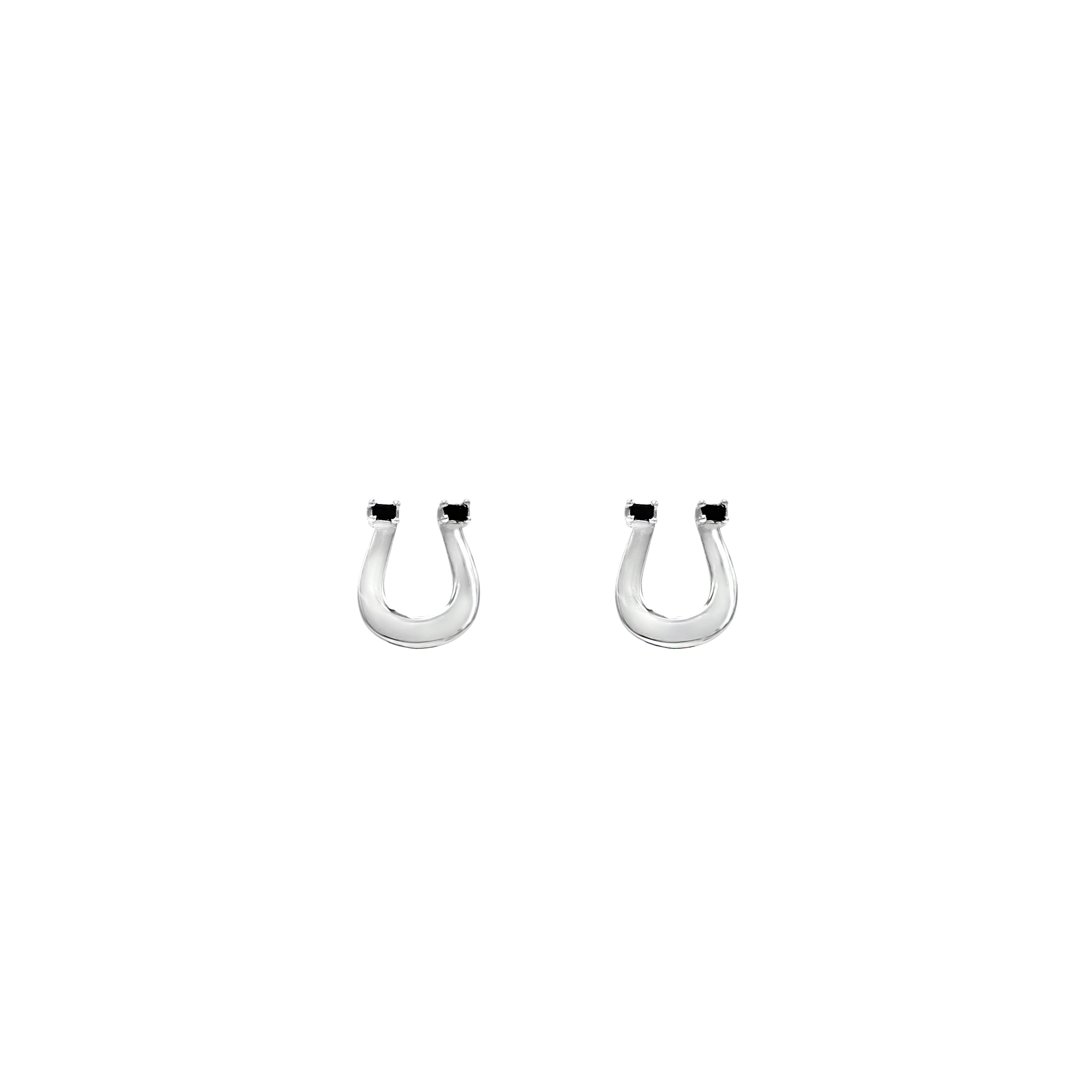 HORSESHOE Stud Earrings - BAIGAL