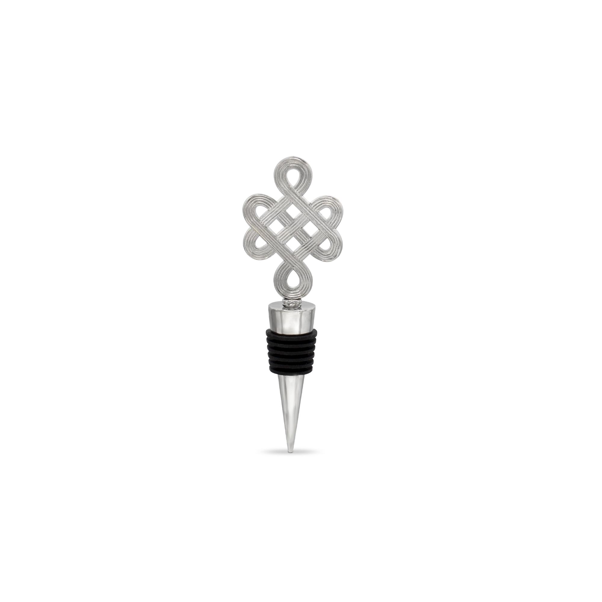 ULZII Wine Stopper, Silver - BAIGAL