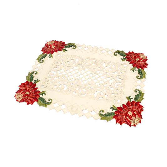 NEW YEAR Snow Lotus Placemat