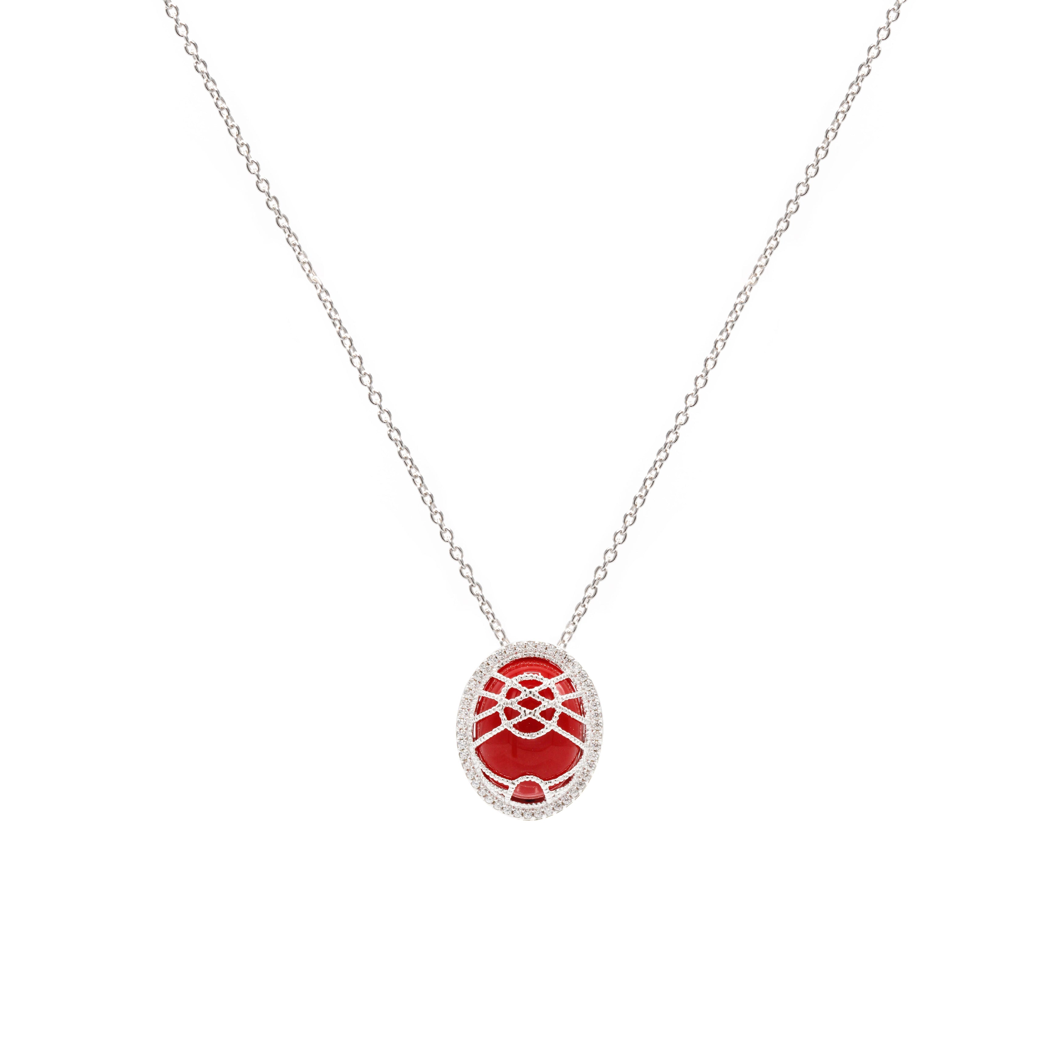 TOONOT GER Necklace, Red - BAIGAL