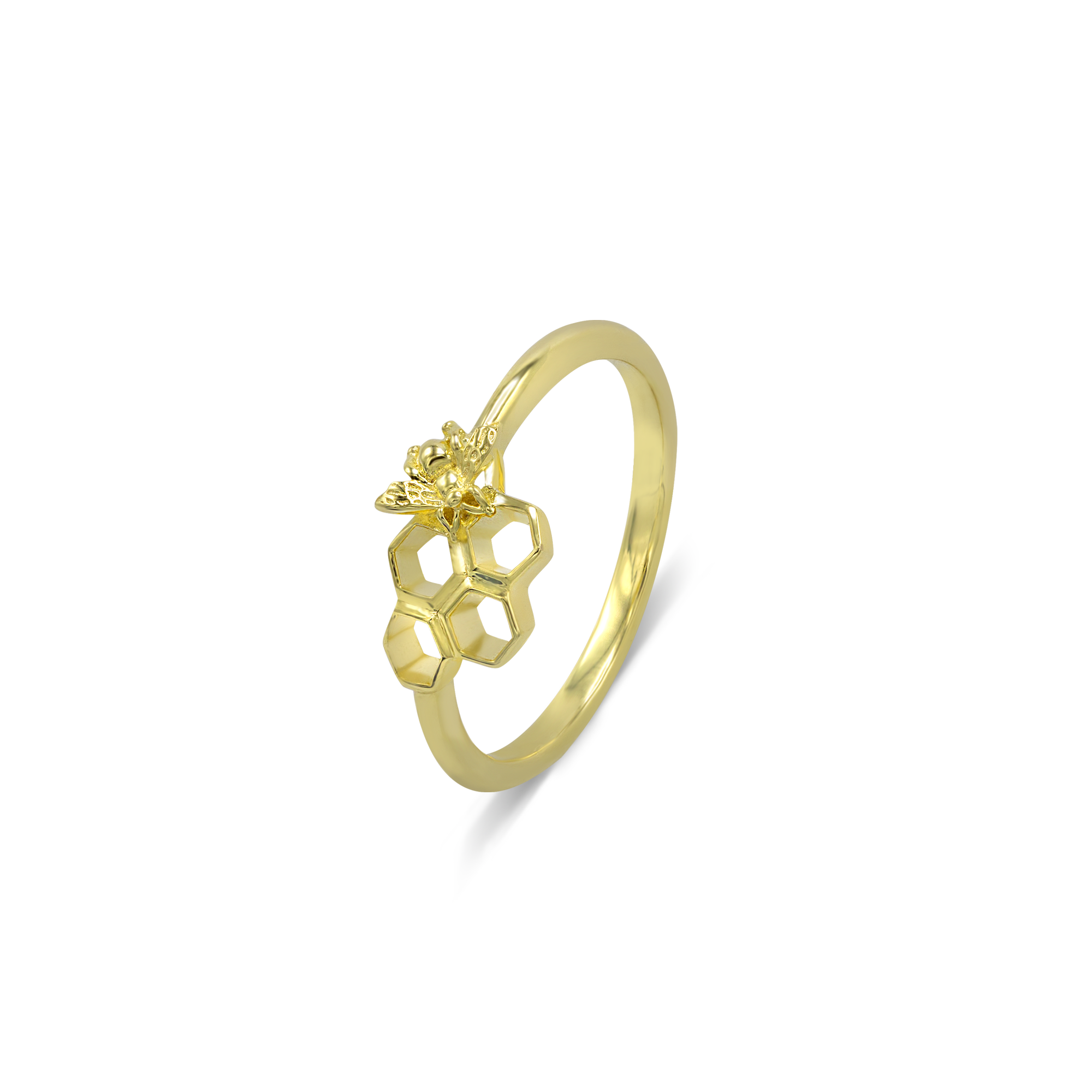 BEE Honeycomb Ring - BAIGAL