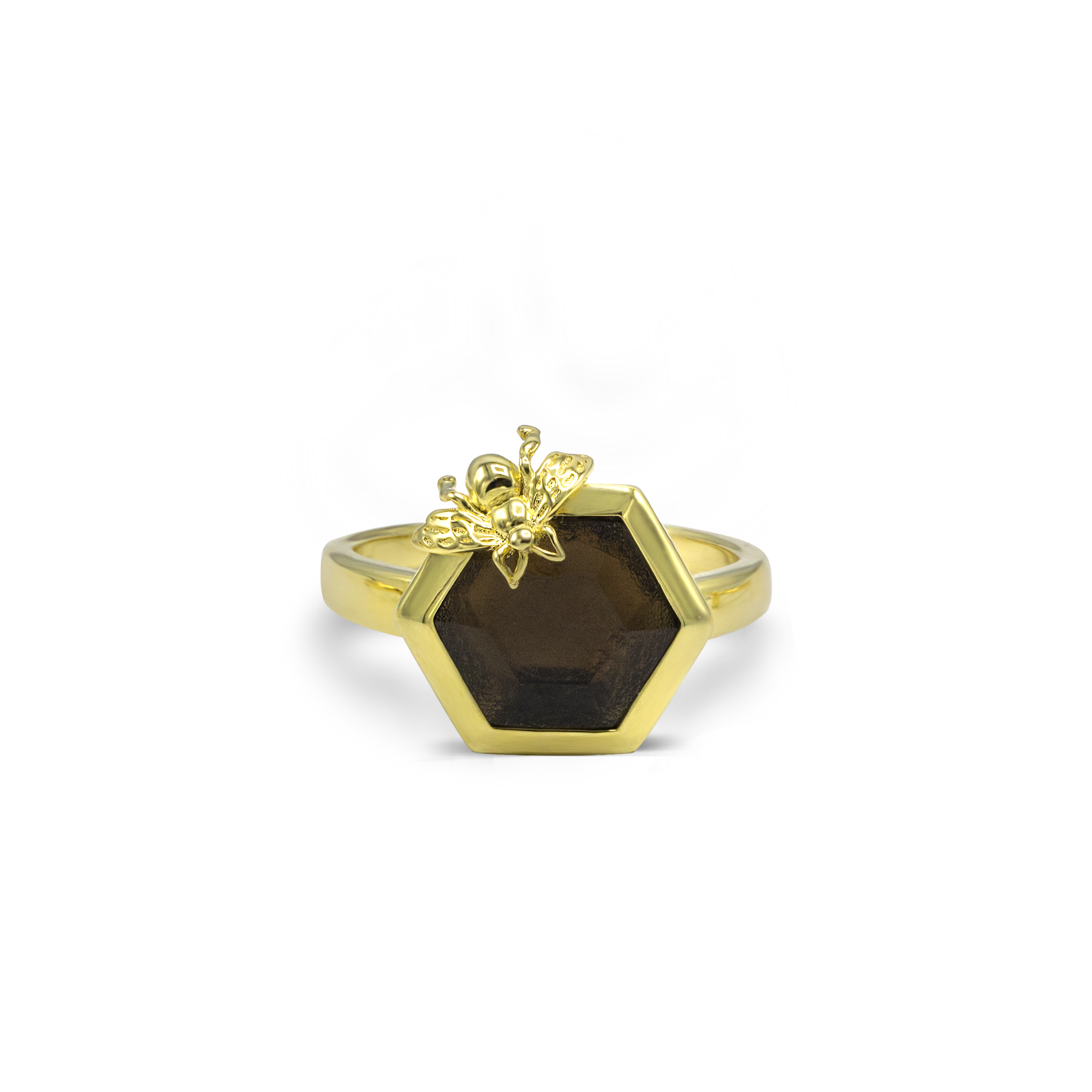 BEE Hexagon Ring - BAIGAL