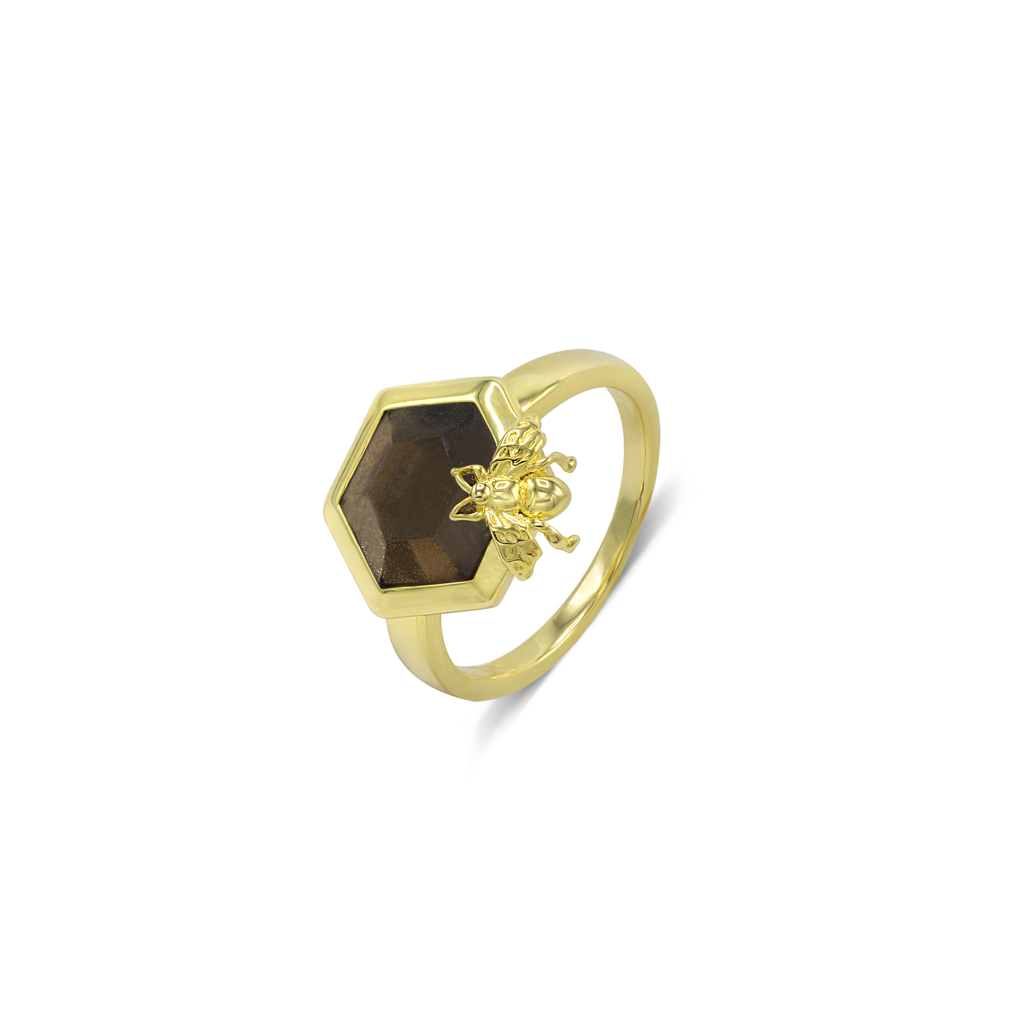 BEE Hexagon Ring - BAIGAL