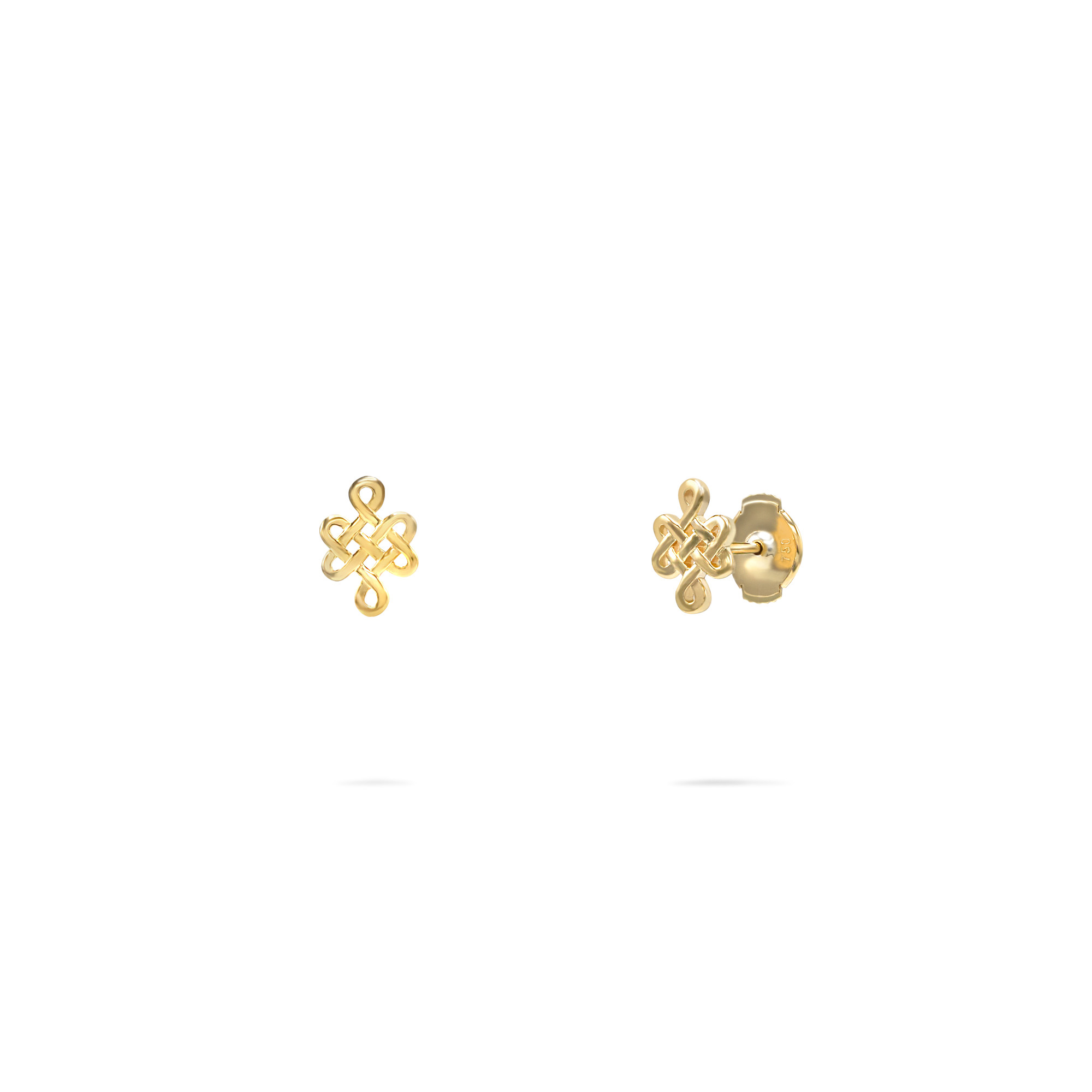 ULZII 18K Gold Stud Earrings - BAIGAL