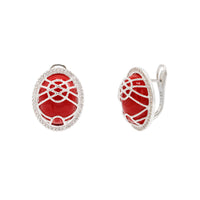 TOONOT GER Earrings, Red Agate