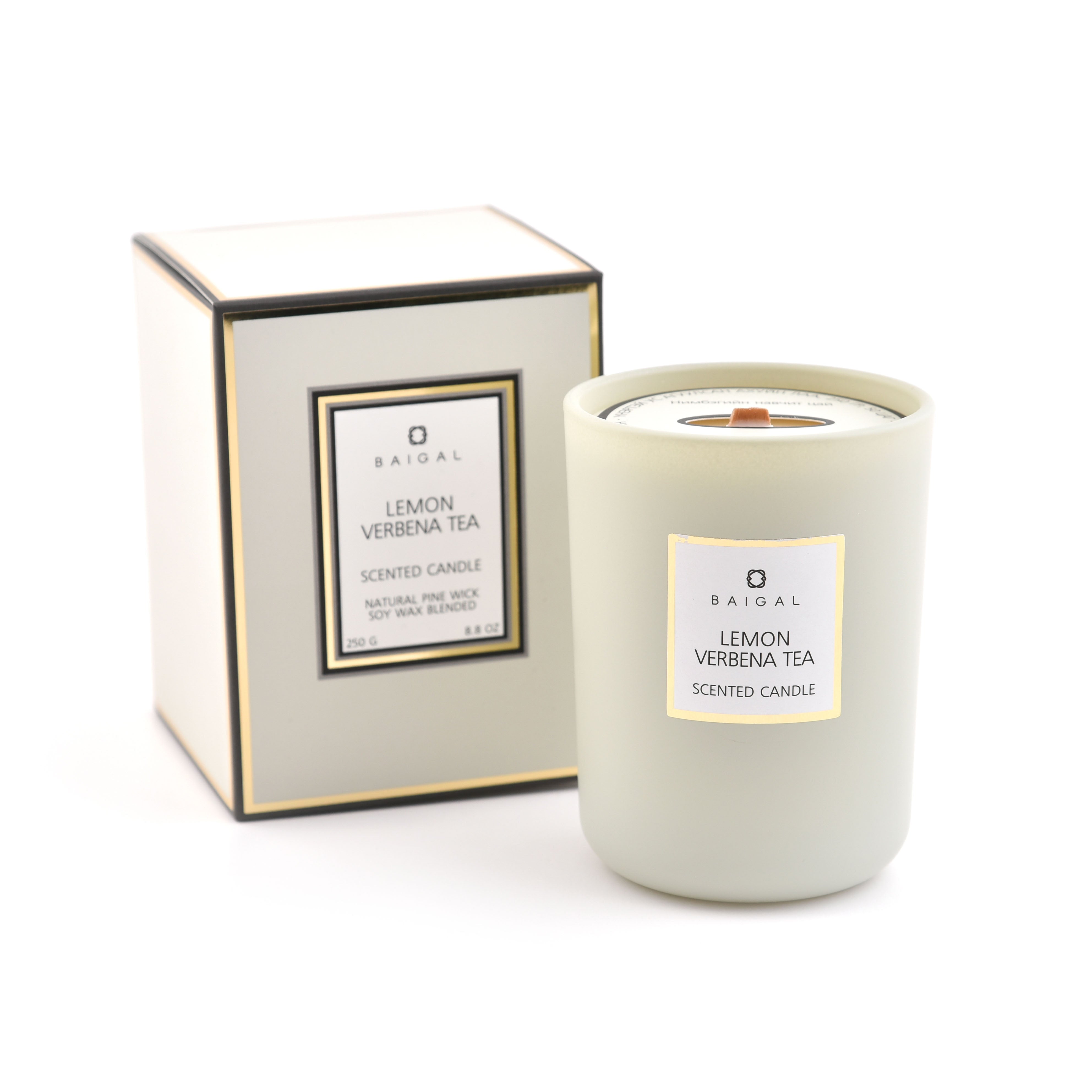 BAIGAL Scented Candle, Lemon Verbena Tea - BAIGAL