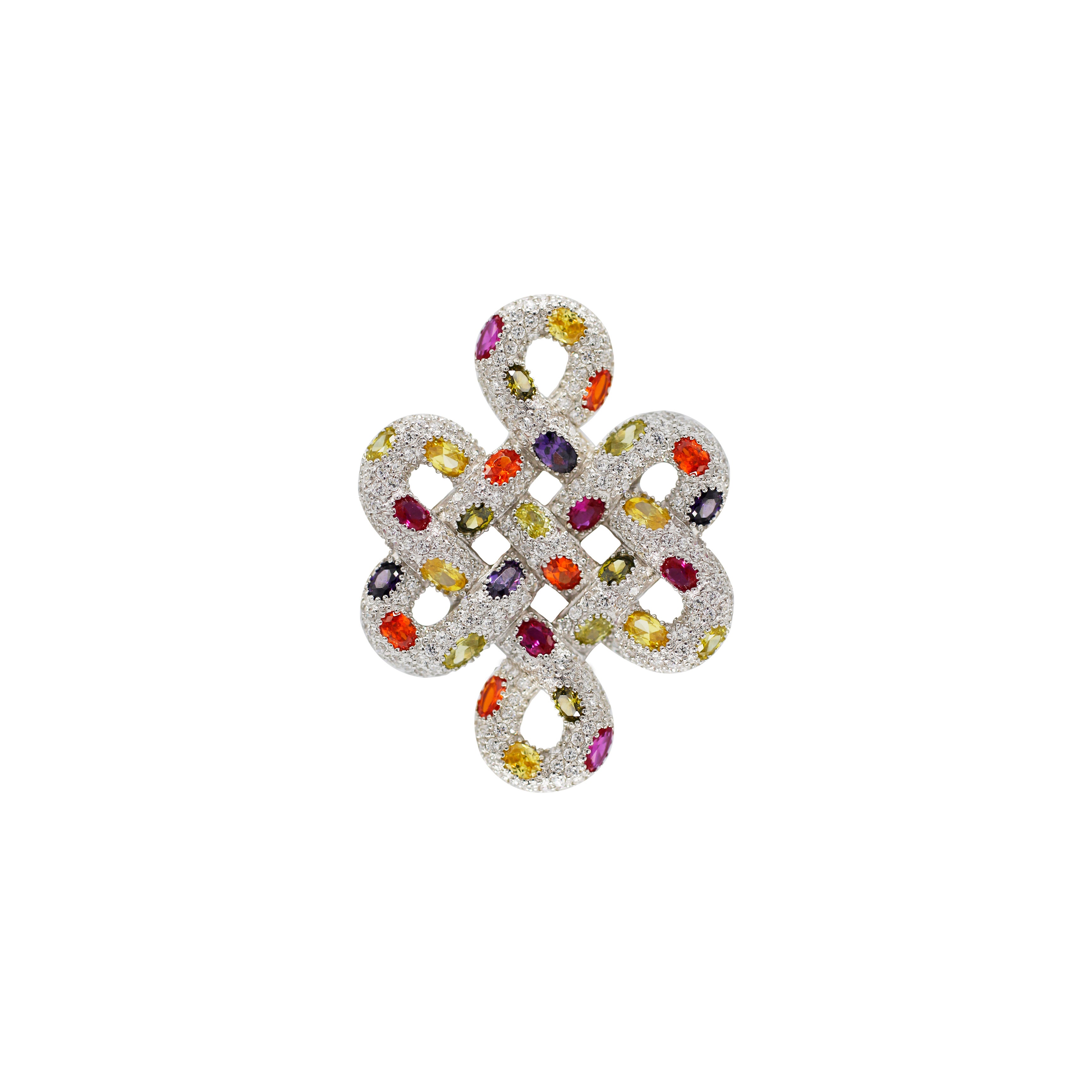 ULZII Brooch, Multi Color, Large - BAIGAL