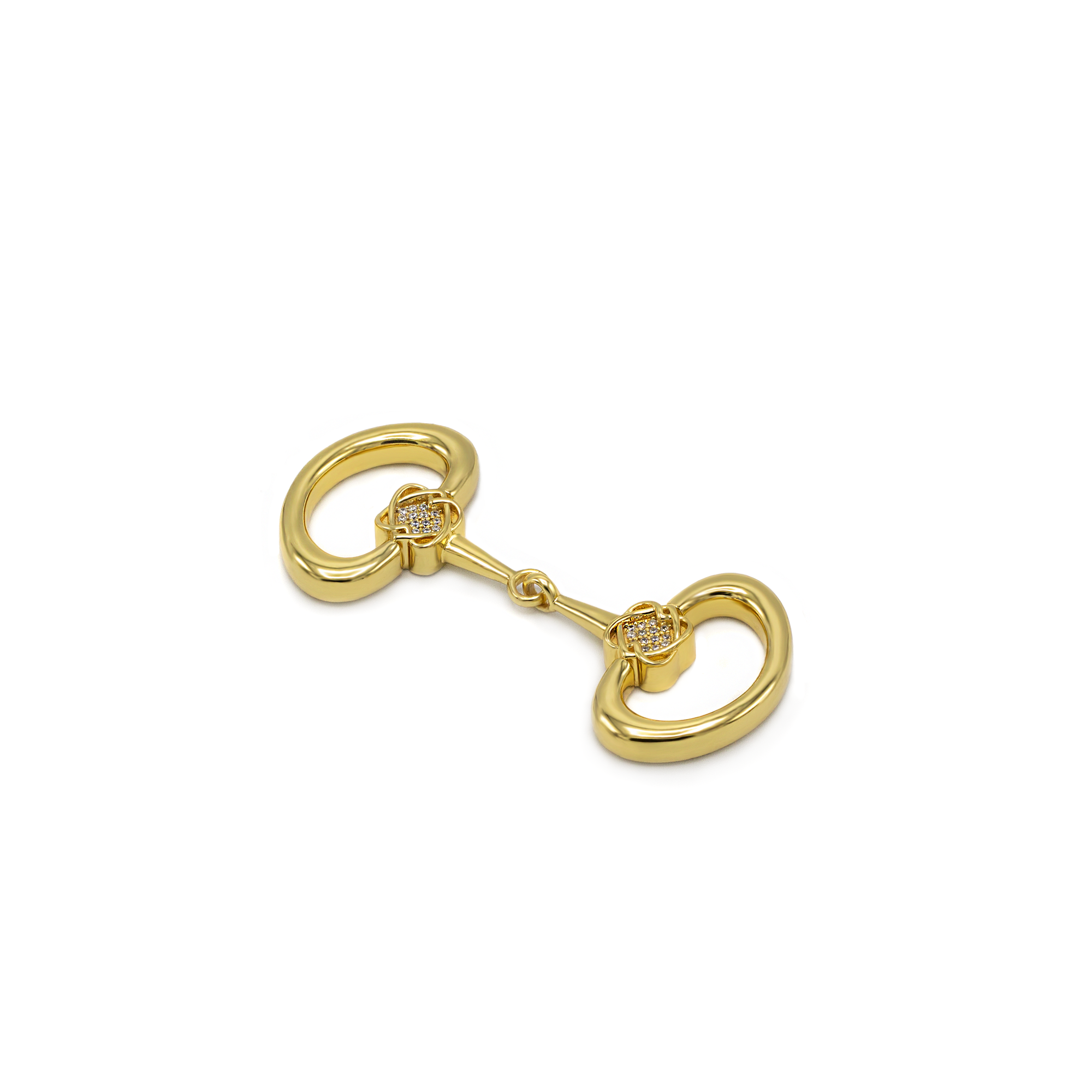 TUVURGUU Snaffle Bit Scarf Ring, Yellow Gold - BAIGAL