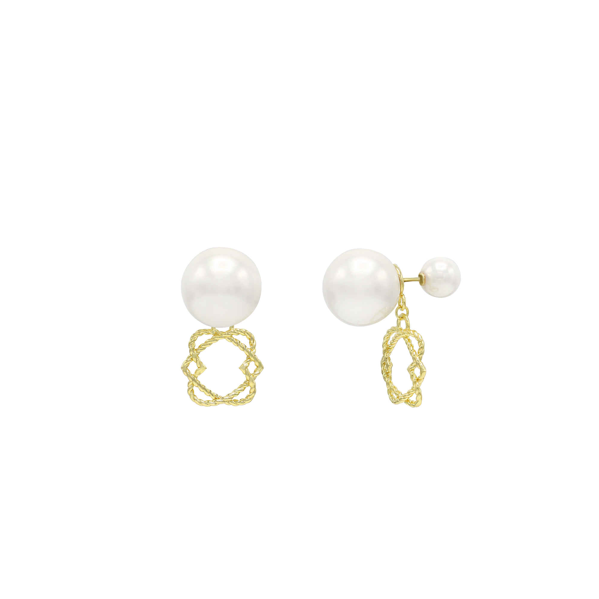 BAIGAL Twist Drop Earrings