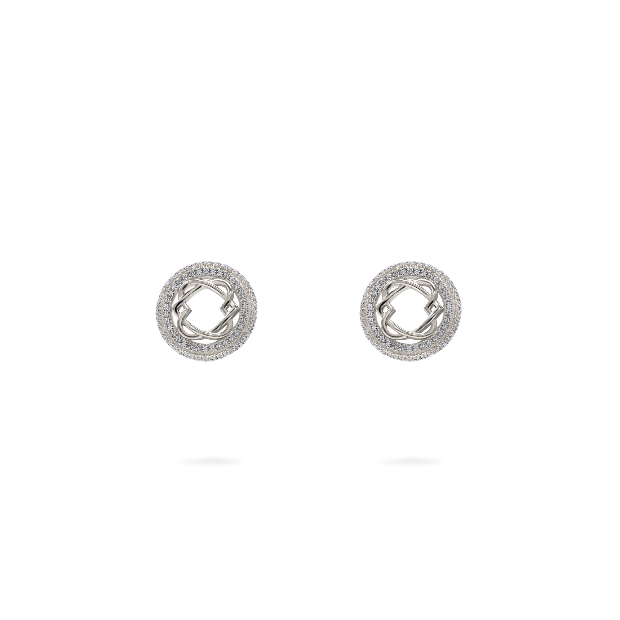 BAIGAL Halo Stud Earrings