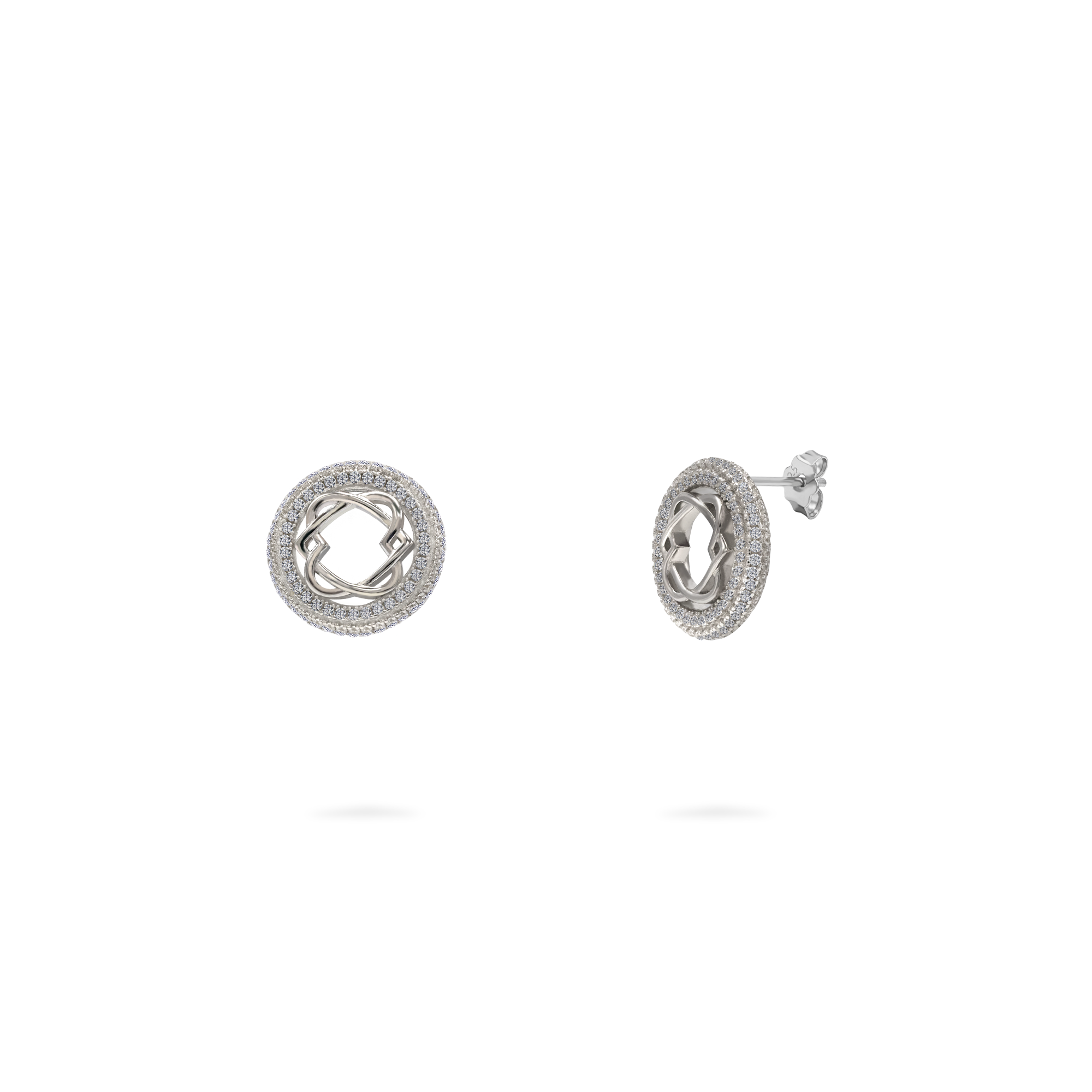 BAIGAL Halo Stud Earrings