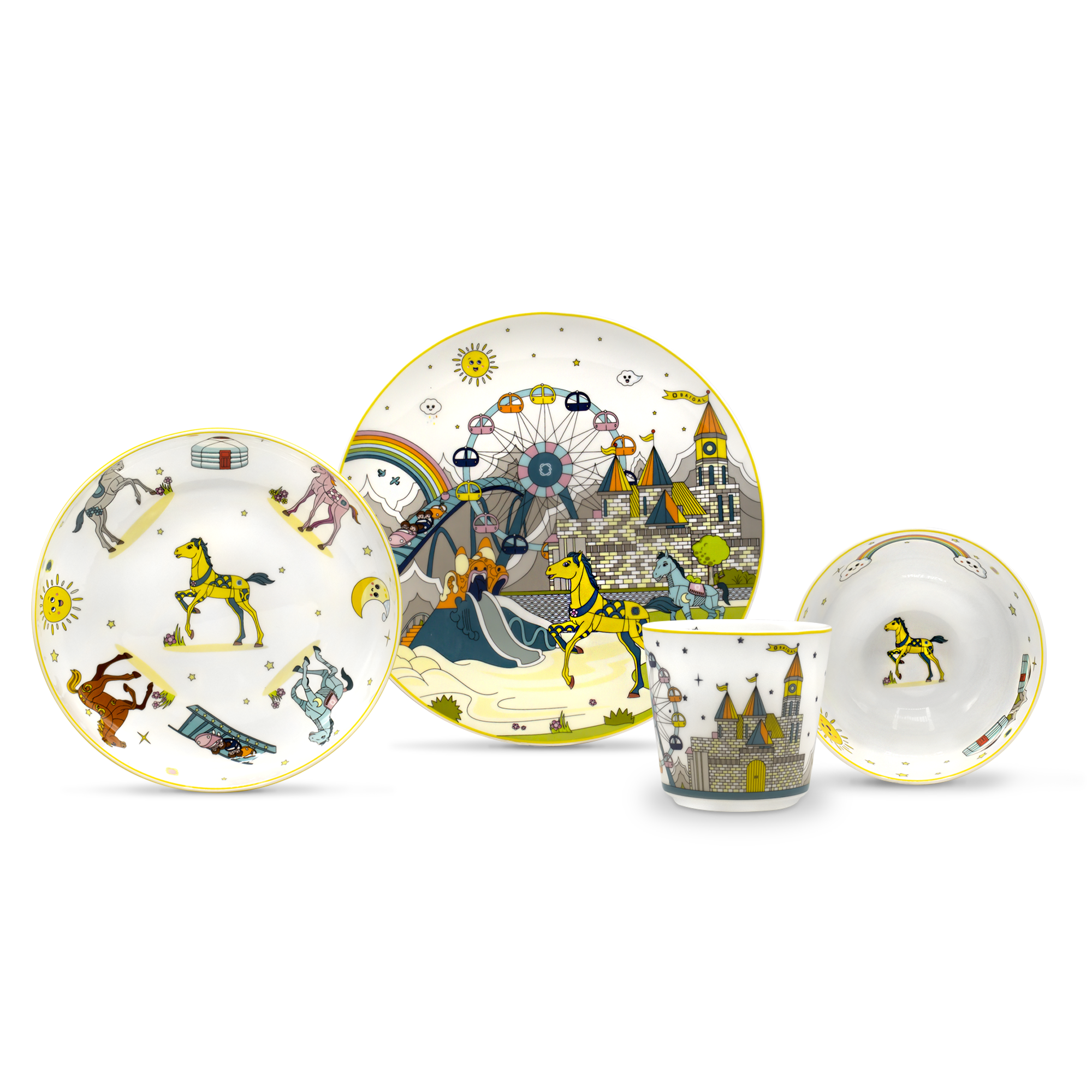 UNAGA Kids Dinnerware Set - BAIGAL