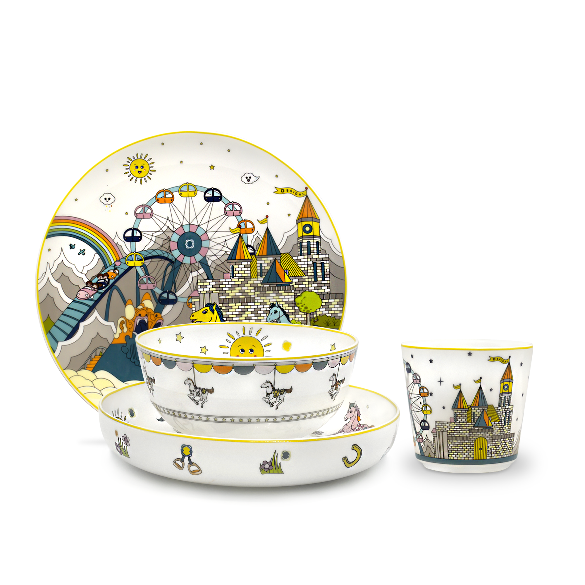 UNAGA Kids Dinnerware Set - BAIGAL