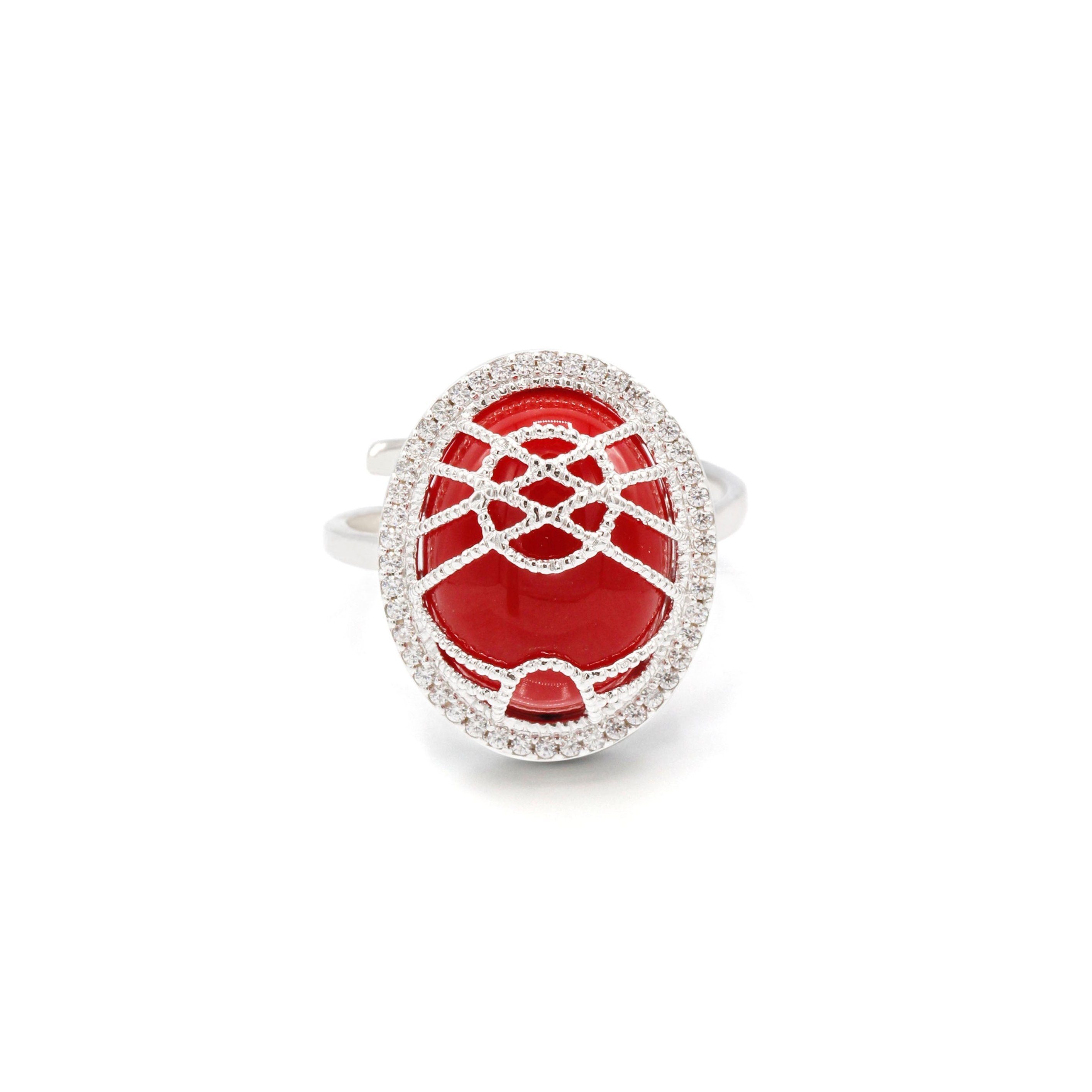 TOONOT GER Ring, Red Agate