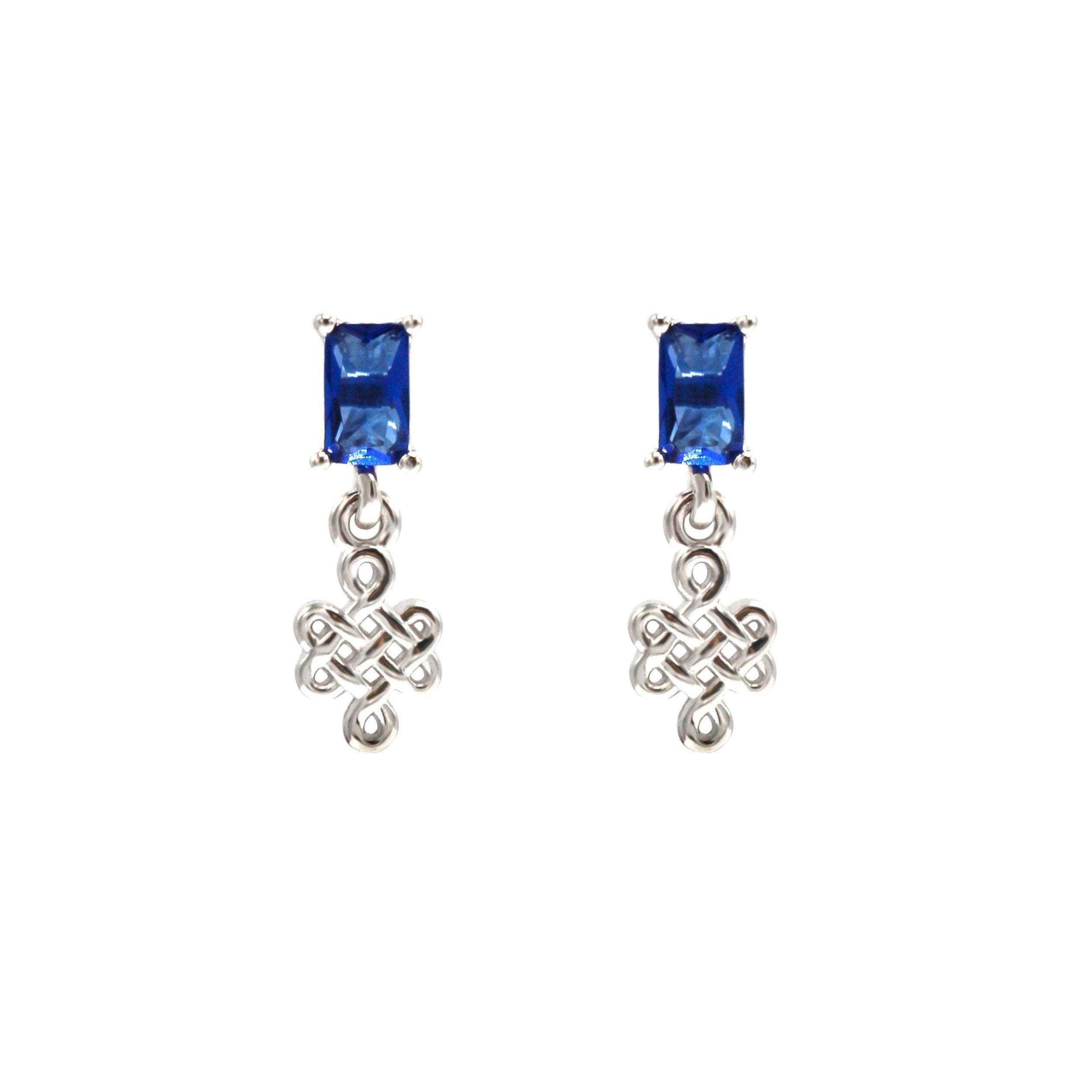 ULZII Drop Earrings, Blue