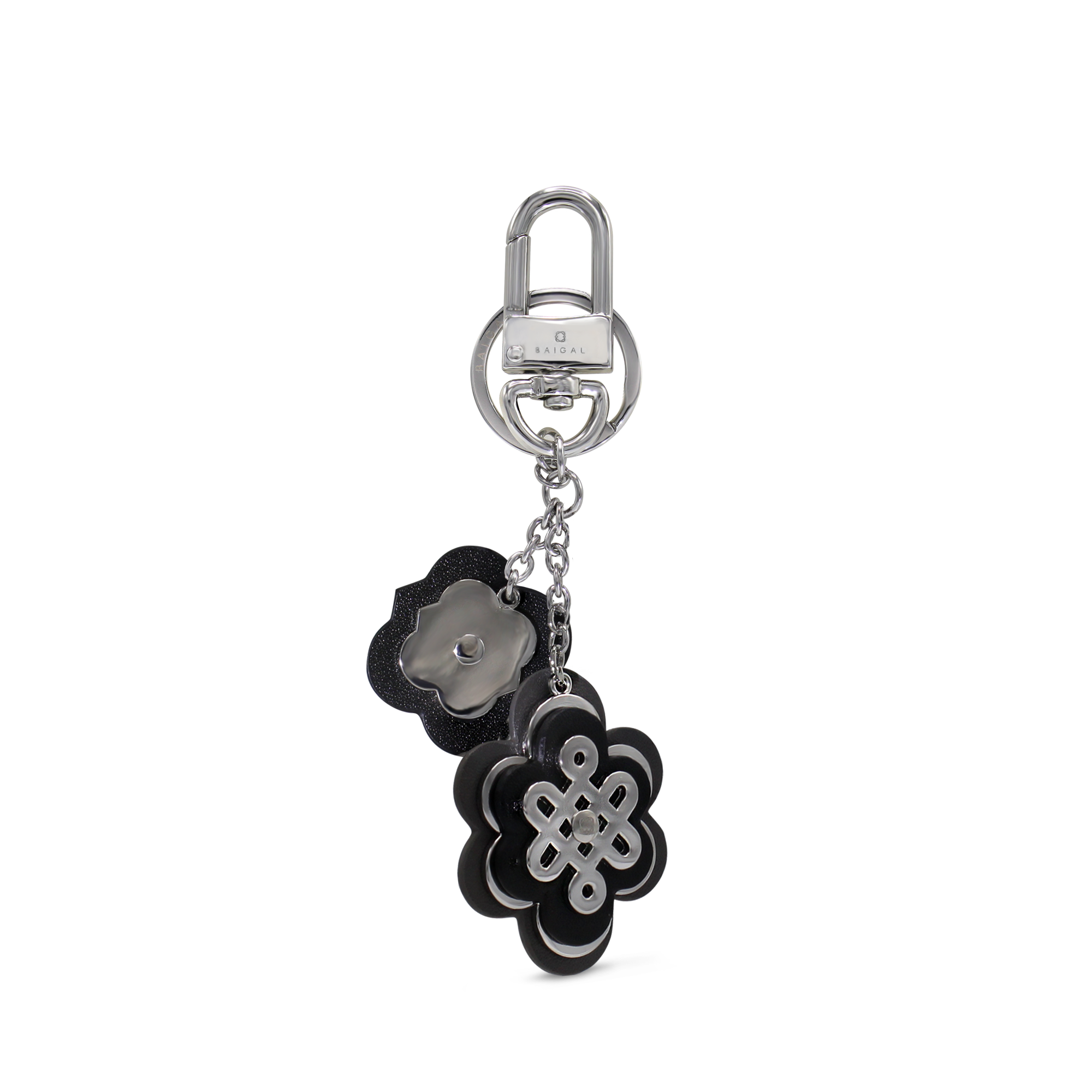 ULZII Keychain, White Gold - BAIGAL