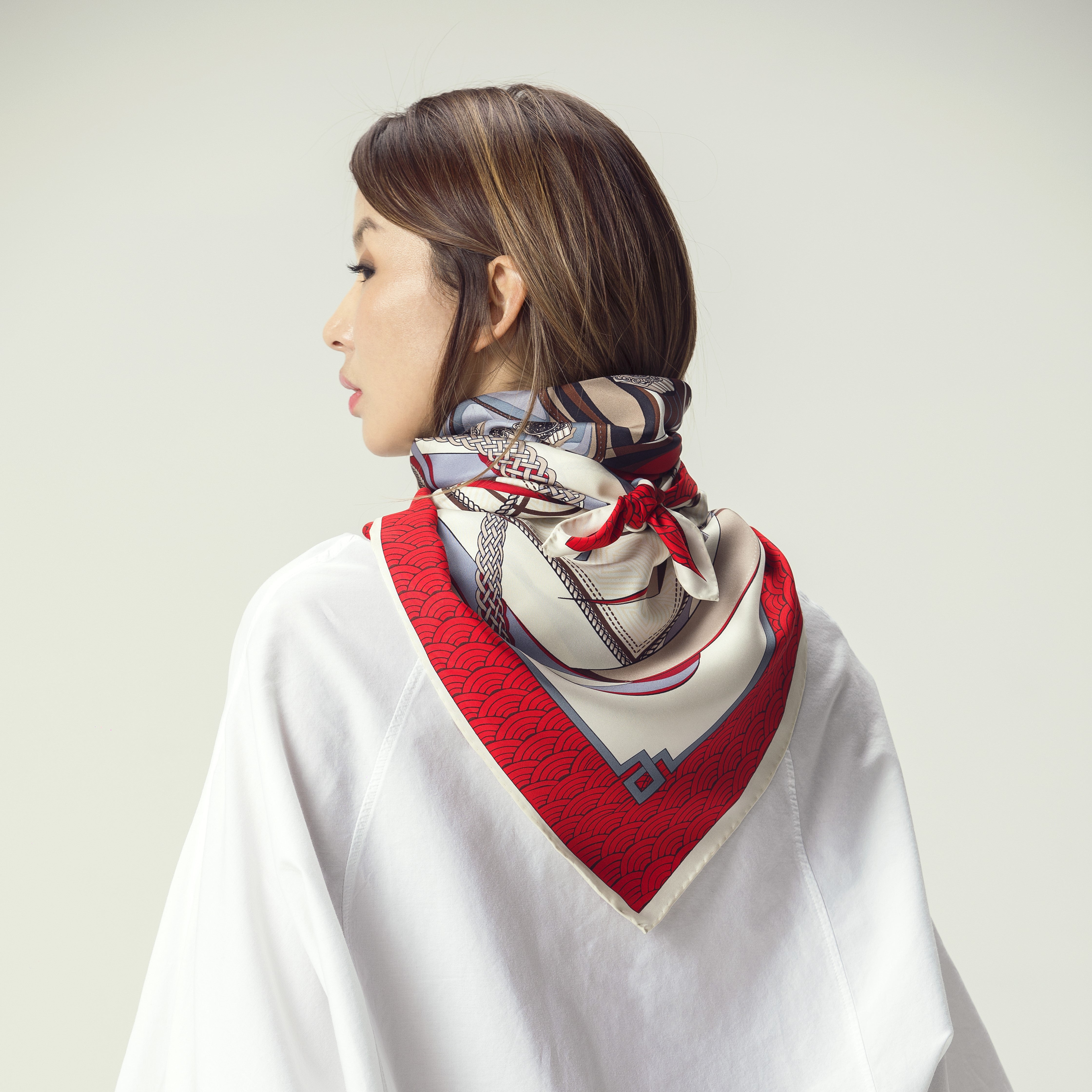 TUVURGUU Scarf, Large, Scarlet Red